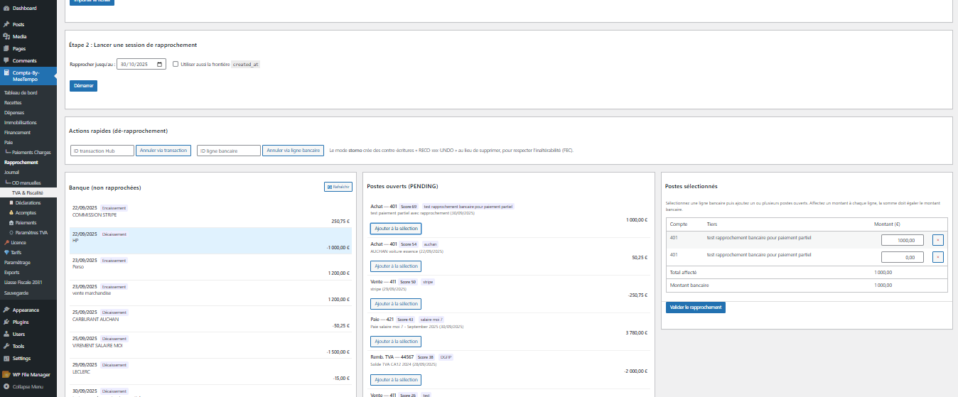 Rapprochement bancaire